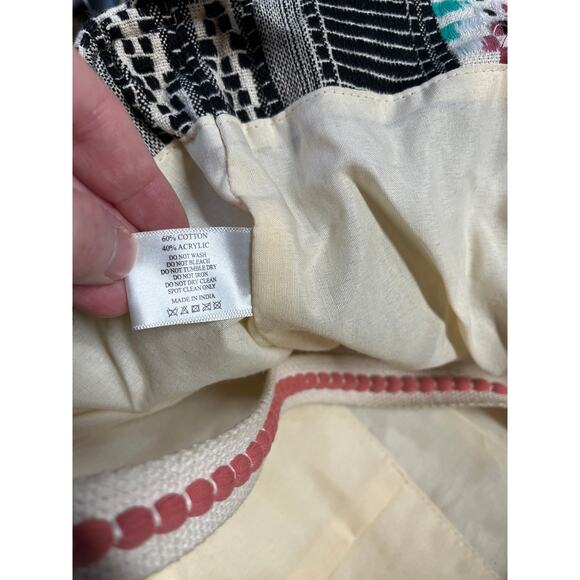 America & Beyond Sequined Colorful Oversized Beach Tote Boho Large - Picture 7 of 13